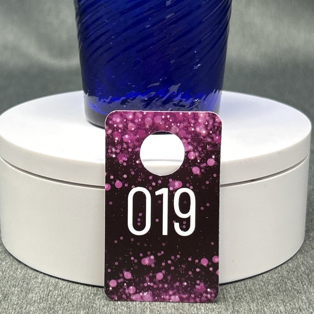 OOAK Cobalt Blue Glass Decanter Cruet Bottle Stopper Optic Swirl Applied Handle - Picture 14 of 14